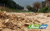 سیل به ۴۰ واحد مسکونی در ۲ روستای بخش مرکزی نوشهر خسارت زد