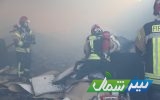 اطفای آتش‌سوزی تاسیسات ساختمان مرکزی مخابرات مازندران در بابل
