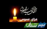 اعلام ۴۰ روز عزای عمومی و ۷ روز تعطیل عمومی