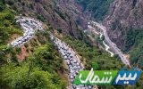 ترافیک سنگین در محورهای چالوس و هراز/ وضعیت تردد در سایر محورهای مازندران عادی است