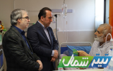 عیادت مدیرعامل سازمان همیاری مازندران و مشاور استاندار از جانباز ۷۰ درصد شیمیایی