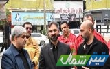 بازدید معاون استاندار مازندران و شهردار ساری از سازمان آتش نشانی و سکوی موقت انتقال زباله