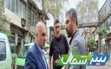 بازدید فرماندار و شهردار ساری از پروژه پل تا پل و معابر سطح شهر
