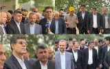 بازدید میدانی مدیرعامل توانیر از فاز اجرایی احداث نخستین نیروگاه خورشیدی شناور کشور در مازندران